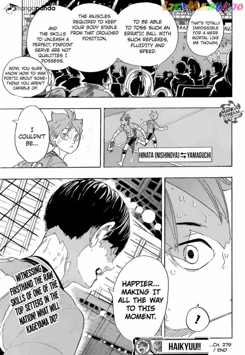 Haikyuu!!, Chapter 279 image 18